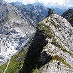 Cava della Focolaccia a oltre 1.600 metri di quota nel cuore del Parco regionale delle Alpi Apuane | Foto S. Paterlini